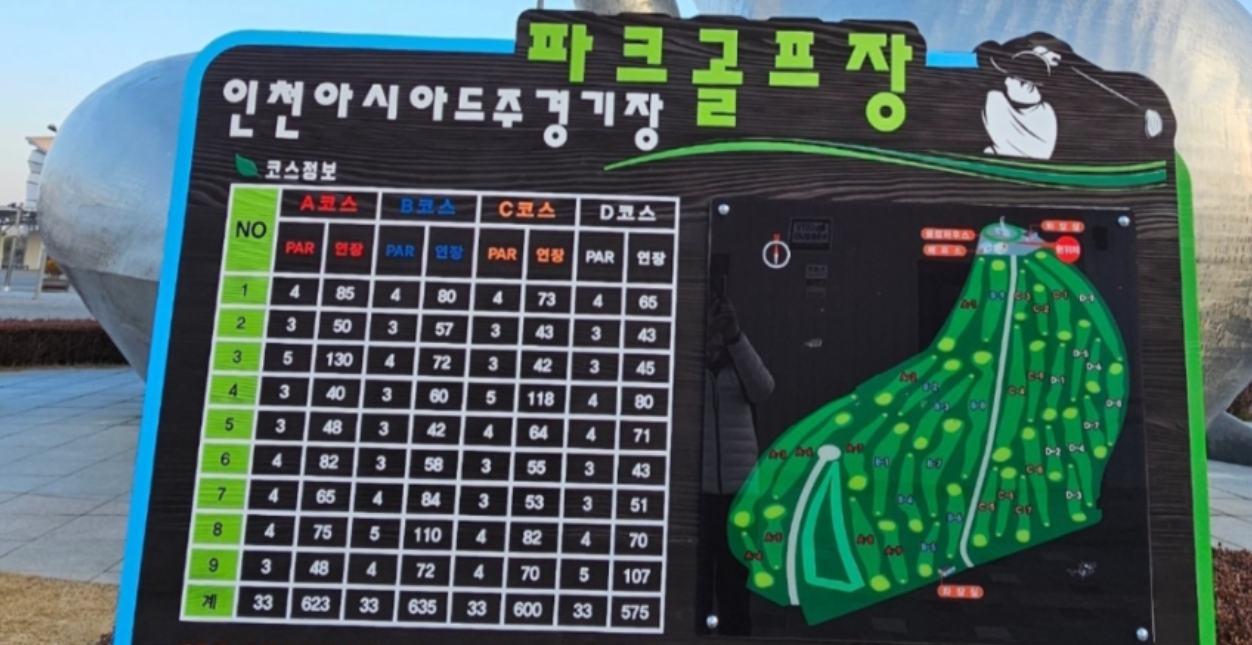 인천아시아드주경기장 파크골프장